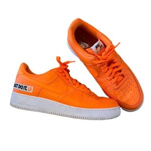 AIR FORCE 1 Limited Edition Nike Just Do It Orange Mens 12